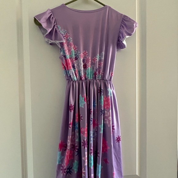 ISABELA DRESS • Ruffle Short Sleeves • Purple/Pink • 5-7 • - Picture 4 of 9